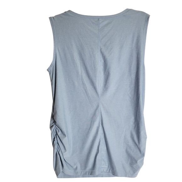 Eddie Bauer Active Tank Sleeveless Shirt Athletic Running Womens M Blue Stretchy - Picture 2 of 6